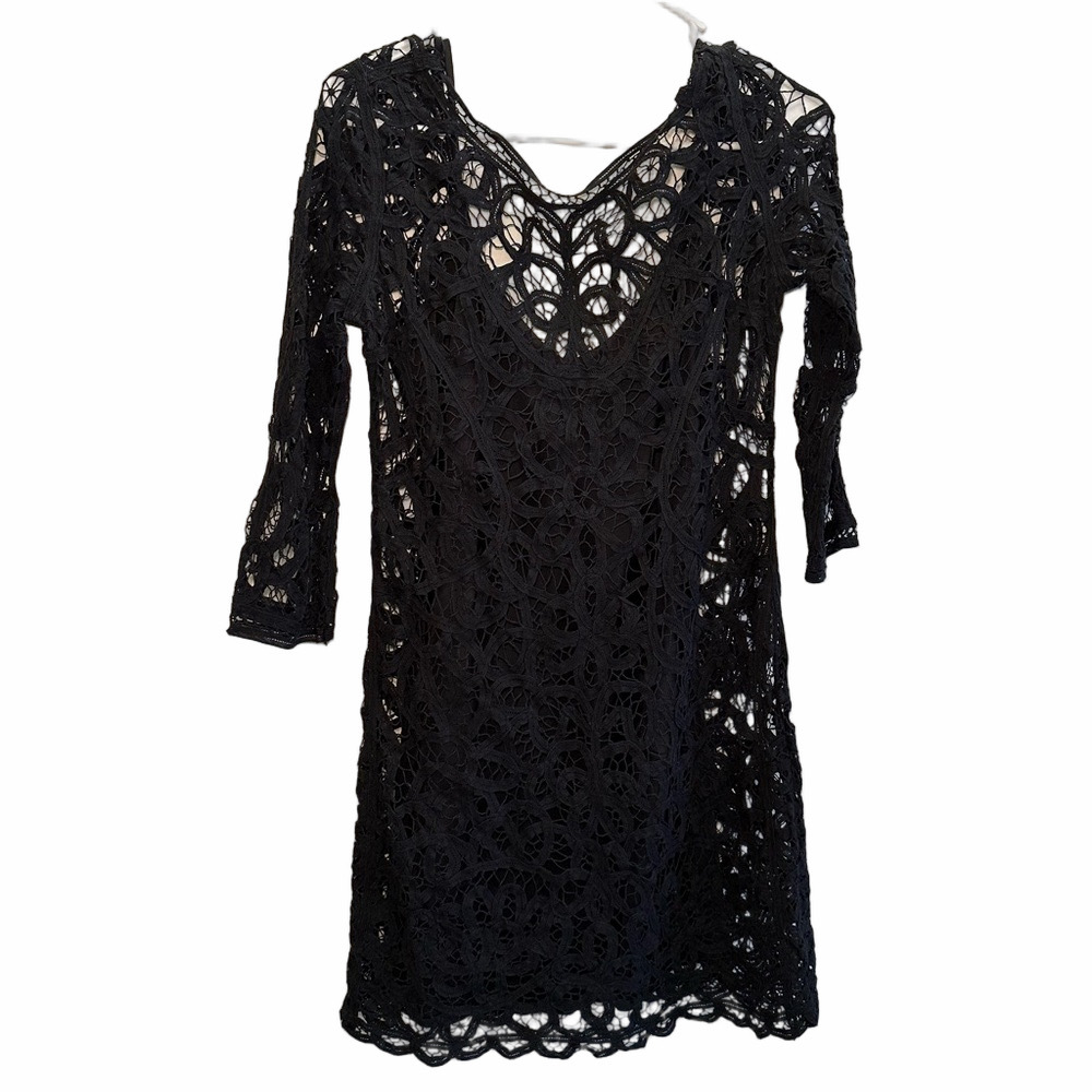 B.B Dakota Lace Black Dress Size Small